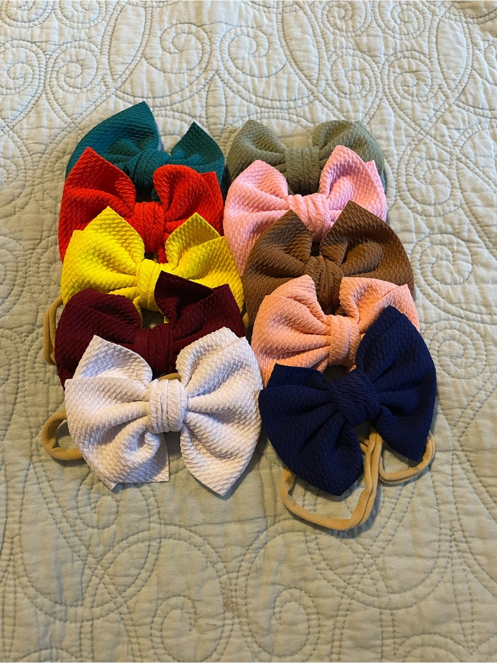 BUNDLE & CHEAP Kids Bow Headband Set - Assorted Colors